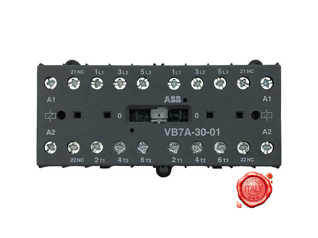 TELERUTTORE DOPPIO ABB VB7A-30-01 CON VITI SOPRA - 4KP-M-TR-REL-00012