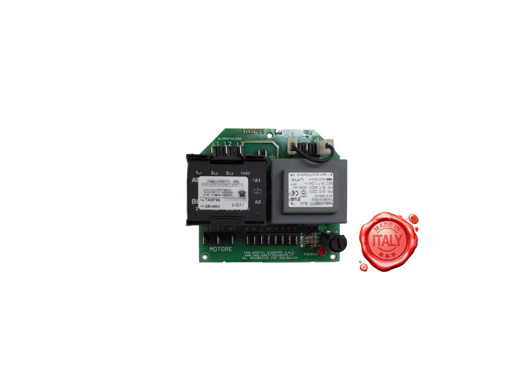 Scheda antinfortunistica tritacarne SCH3MAV0186 - 4KP-M-TR-SCA-00019