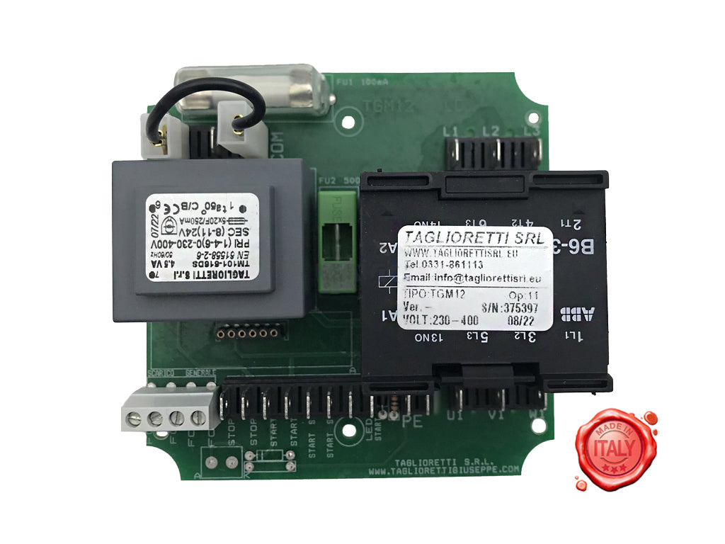 Scheda antinfortunistica tritacarne SCH3MAV0389 - 4KP-M-TR-SCA-00027