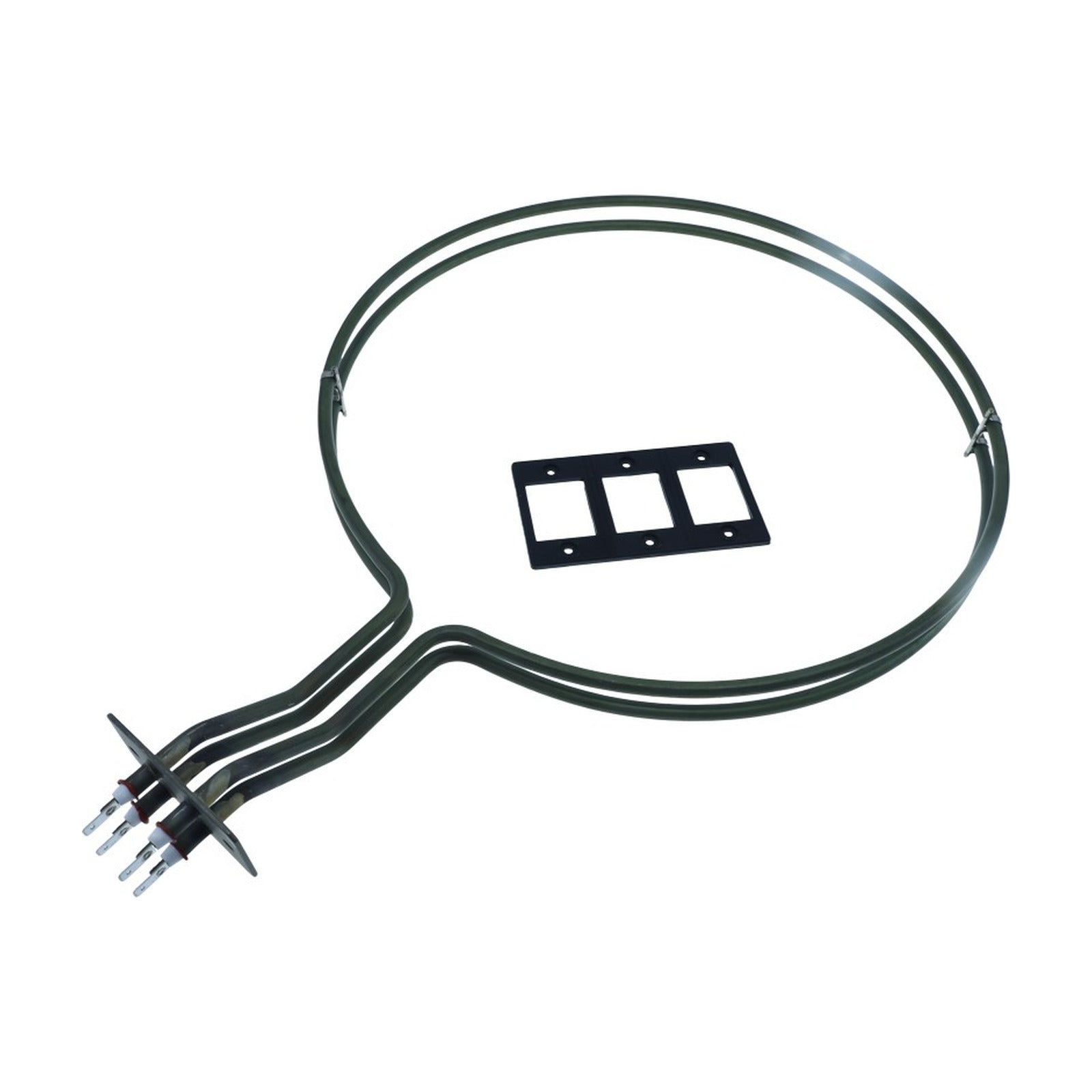 Resistenza Watt 3200 Volt 400 Dim. Flangia Mm 80X45 Ø Int 383 Ø Est 400 Lungh.Mm 580 Alt.Mm 40 compatibile con ZANUSSI - 4KP-R-COT-00159 - 4KitchensParts
