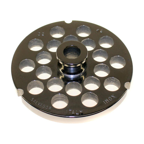 Piastra per tritacarne inox Ø FORI 14 NR. TACCHE 3 SP. 10 mod. 32