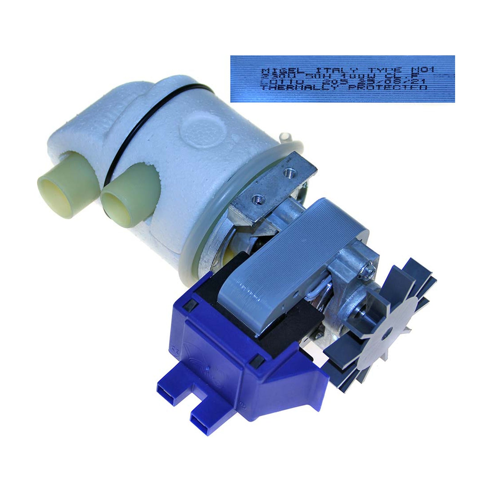 Elettropompa Tipo M01 Watt 100 Volt 230 Ø Aspir.mm 23 Ø Mand.mm 25 Hz 50