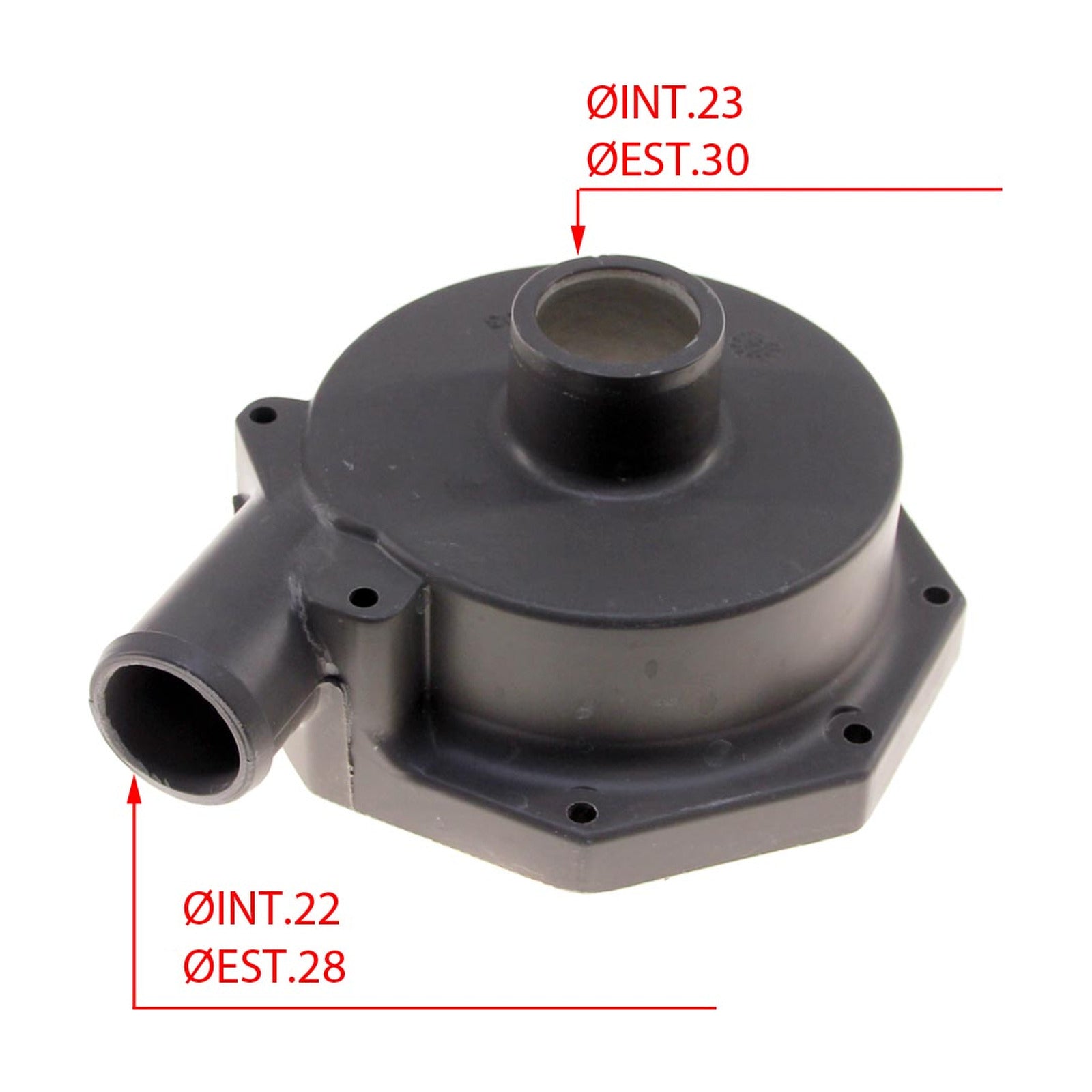 Elettropompa Marca Nidec Ø Aspir.mm 30 Ø Mand.mm 28 Tipo 5213DX Volt 230 KW 0.22 Hz 50 HP 0.30 Cond. µ 5 compatibile con NID…