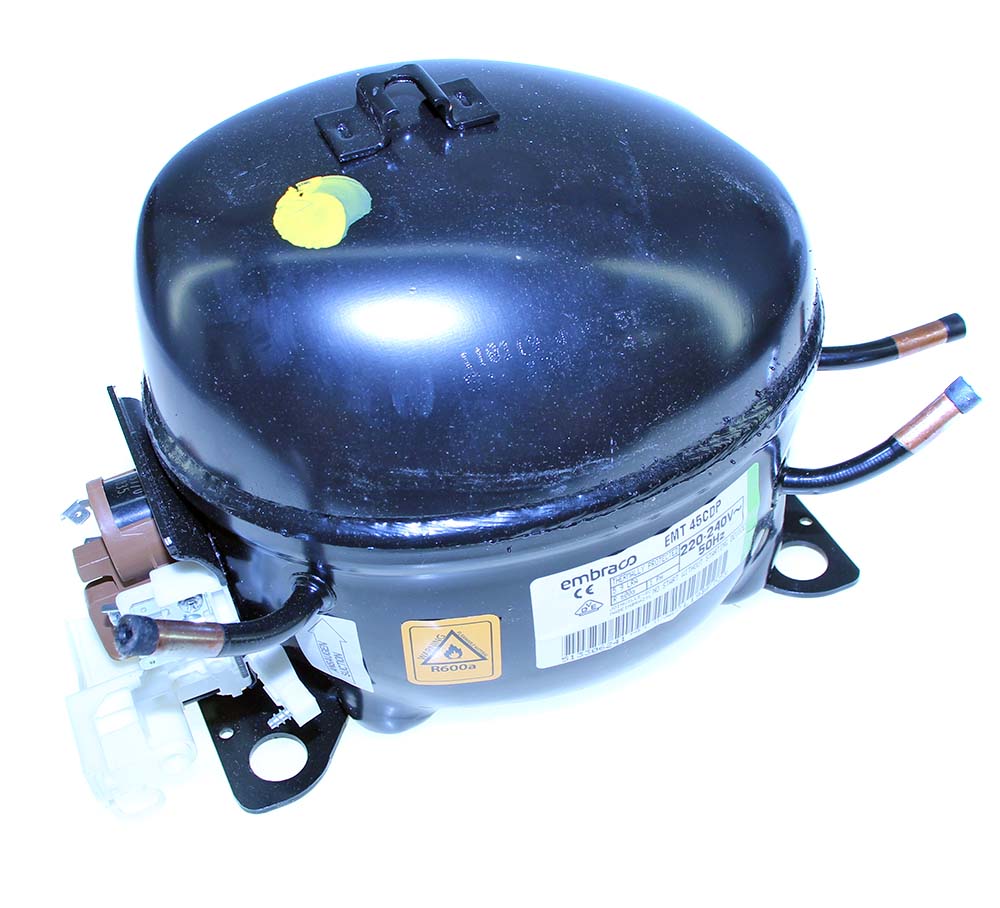 Compressore marca Embraco mod. Emt45Cdp Rsir tipo Di Gas R606A V 220-240 Hz 50 Potenza Hp 1/8 Cilindrata Cc 6.78 compatibile con EMBRACO MOD. EMT45CDP - 4KP-R-REF-00242