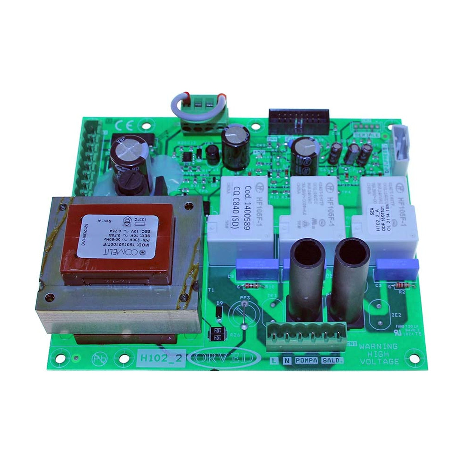 Scheda Elettronica Potenza H102 dal 2000 Marca Orved Volt 230 compatibile con ORVED