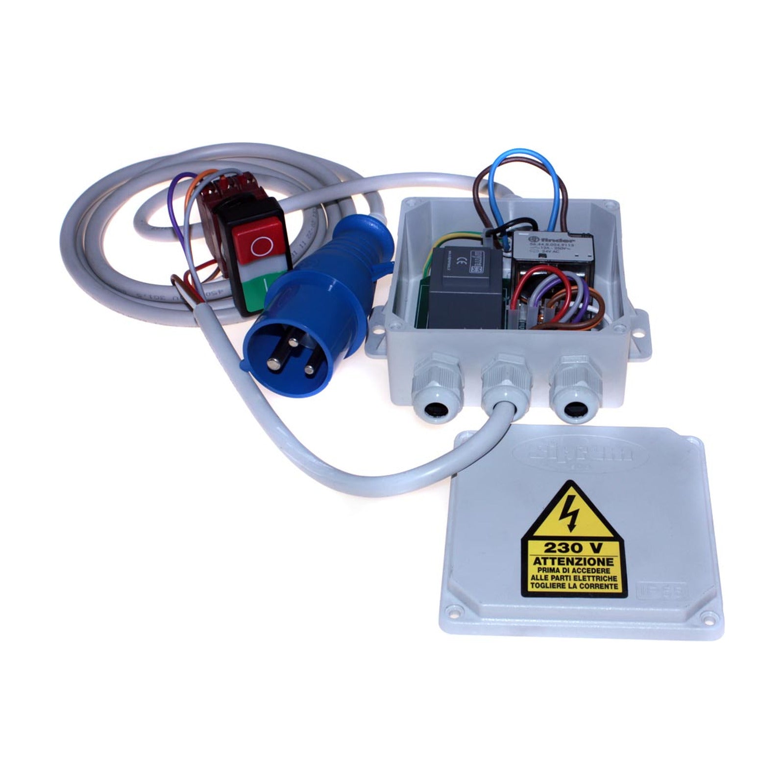 Scheda Elettronica Volt 230 Fase 1 CON Scatola CON Pulsantiera E Cavo Alimentazione
