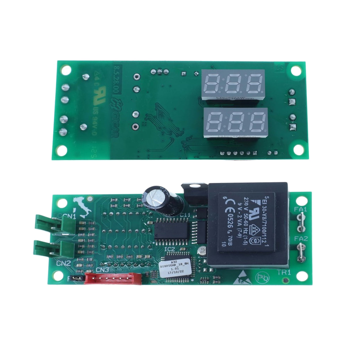 Scheda display doppia temperatura 230 V mod. L21-RBG compatibile con LAMBER - 4KP-R-SCH-00187 - 4KitchensParts