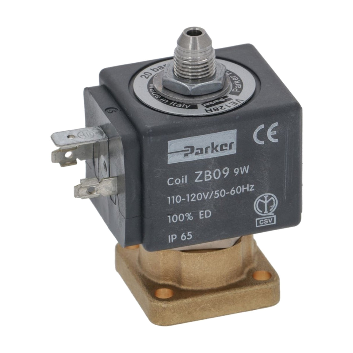 Elettrovalvola Parker 3 vie 115 V VE128R compatibile con CIMBALI, RANCILIO