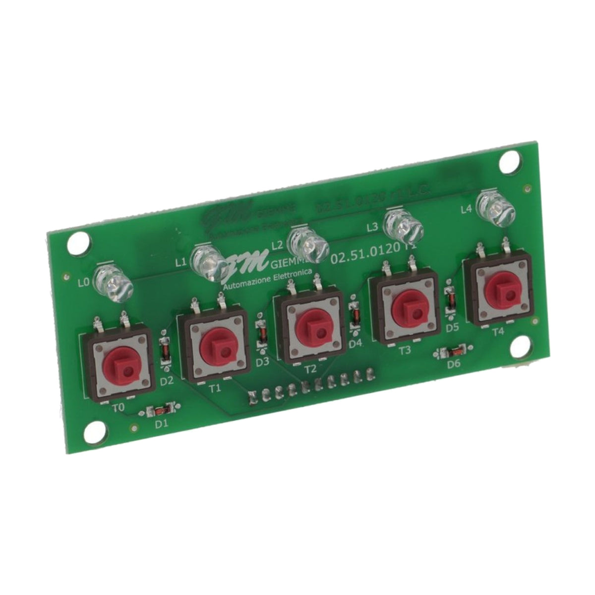Carte clavier 5 touches compatible avec ASTORIA Pratic Avant, Tanya