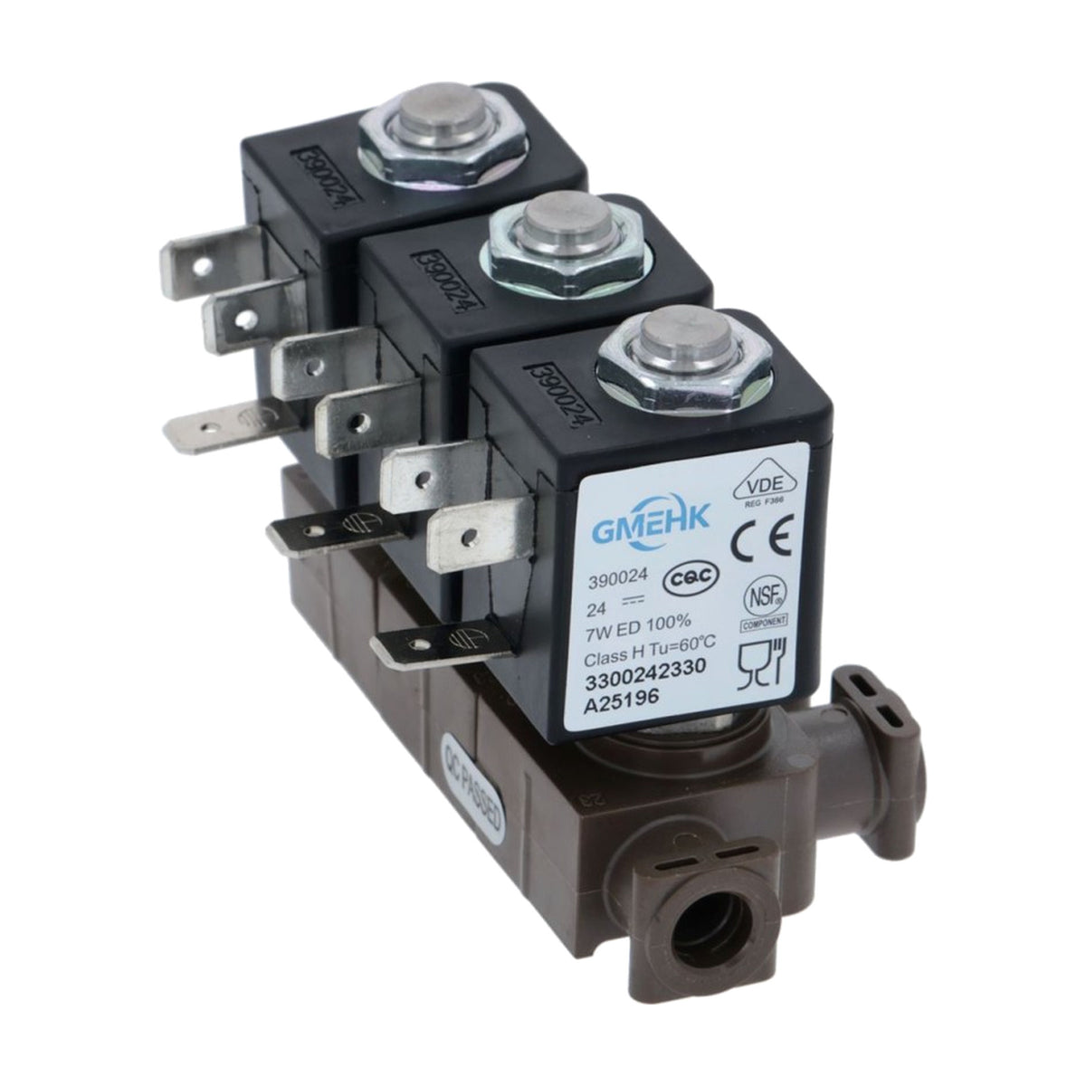 Gruppo 3 elettrovalvole 24 V DC GMEHK 390024 compatibile con DR COFFEE F2