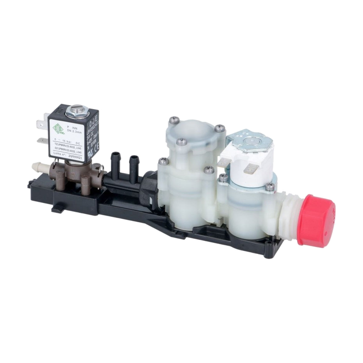 Gruppo elettrovalvole ingresso acqua compatibile con DR COFFEE F12, M12