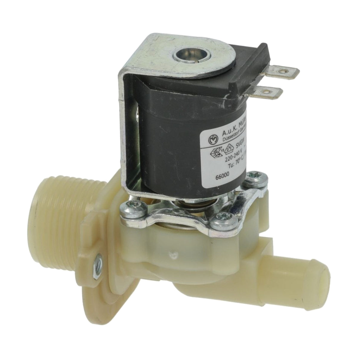 Elettrovalvola 1 via 180° 220-240 V A.u.K. Müller compatibile con ANIMO, PALUX