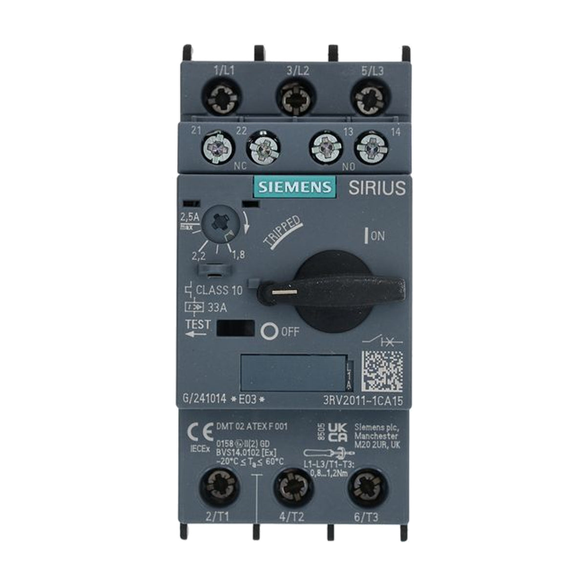 Salvamotore SIEMENS 3RV2011-1CA15 1,8-2,5 A per MEIKO
