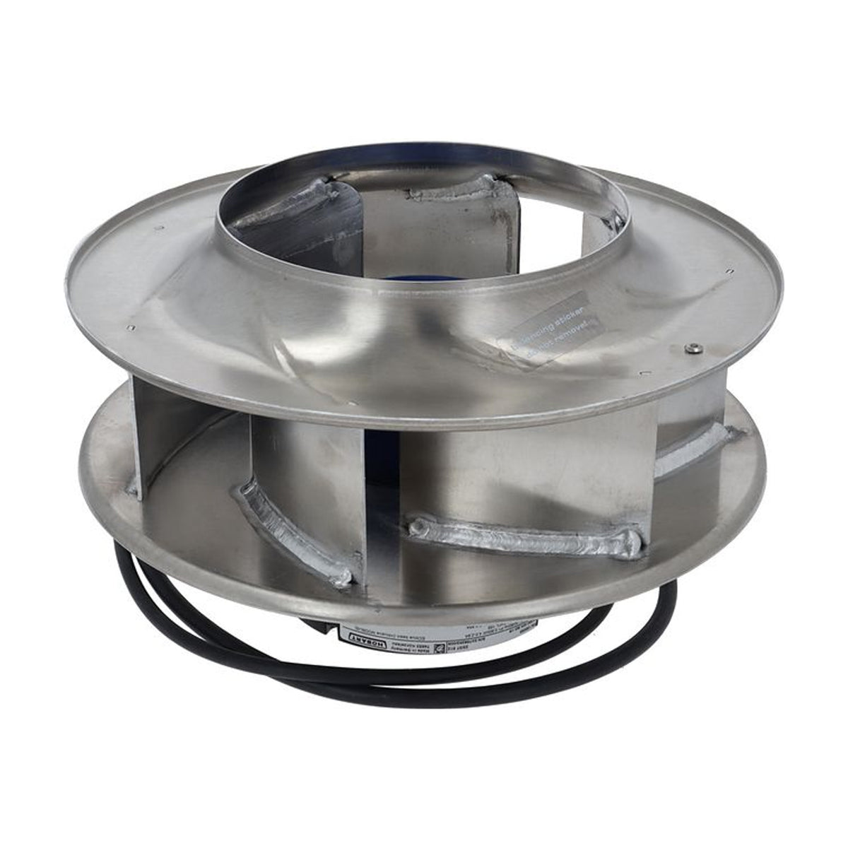 Motoventilatore radiale a pale rovesce in acciaio inox per HOBART