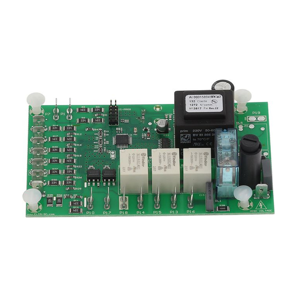 Scheda timer firmware Rev.02 con trasformatore HAHN compatibile con ARISTARCO