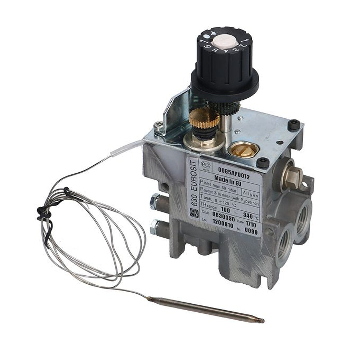 Valvola gas 630 EUROSIT forno 100-340 °C codice 0630336