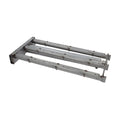 Bruciatore 550x265 mm tre rampe in acciaio inox