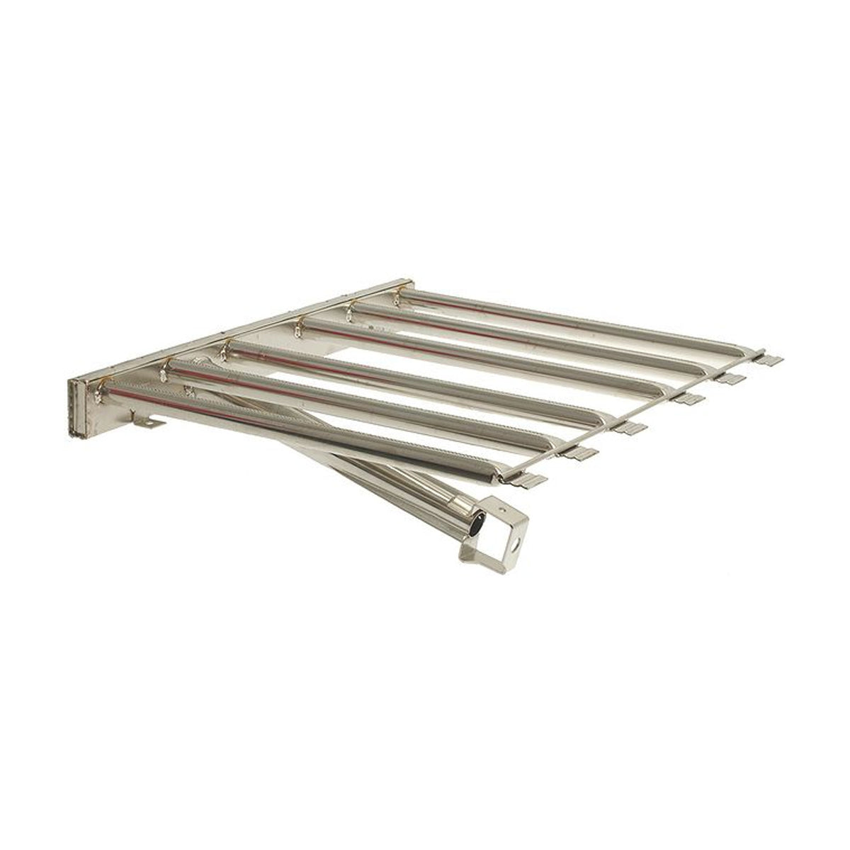 Bruciatore 520x620 mm cinque rampe ferro cromato compatibile con MARENO