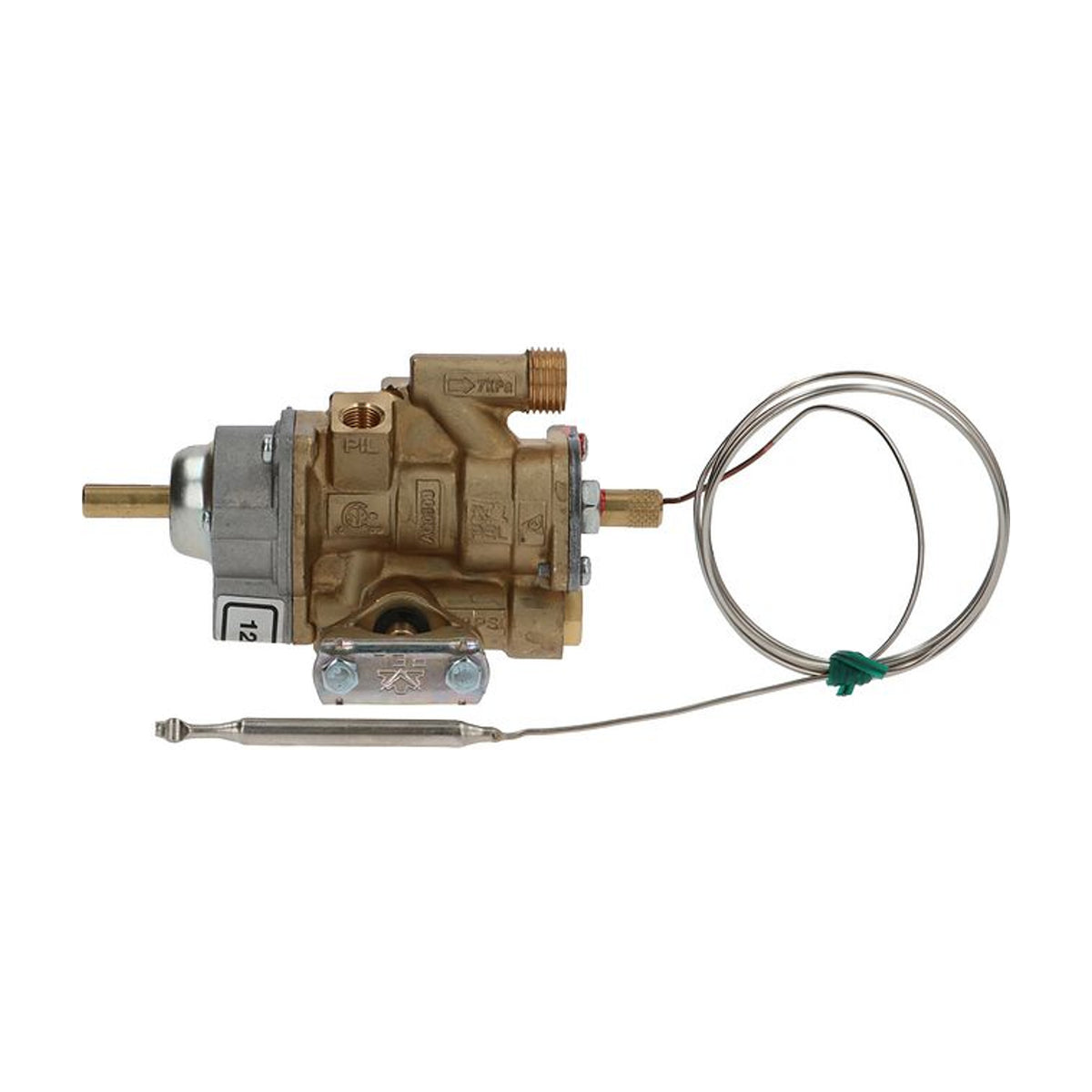 Rubinetto termostatico gas 25ST 120-320 °C con staffa compatibile con DESCO