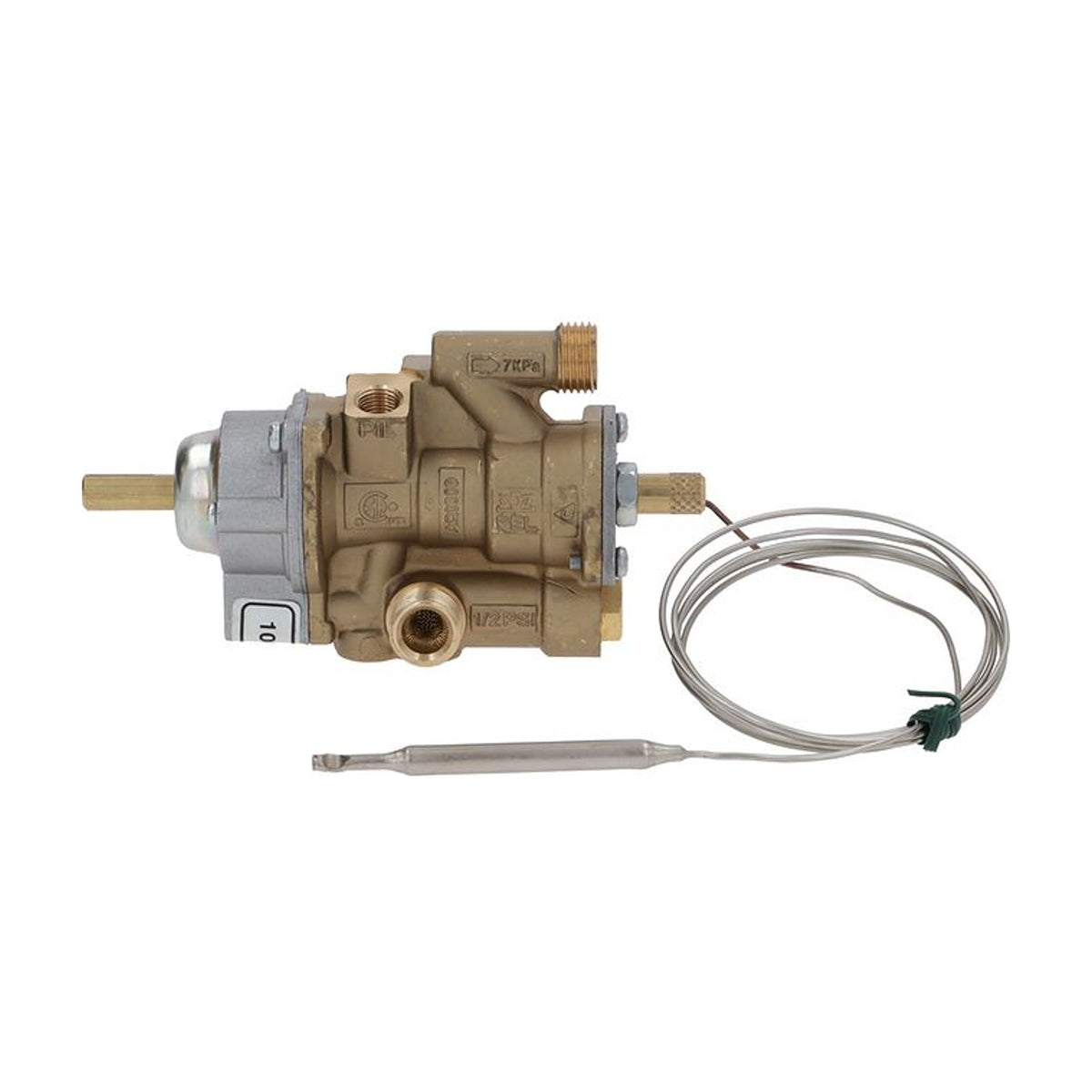 Rubinetto termostatico gas 25ST 100-300 °C con filtro