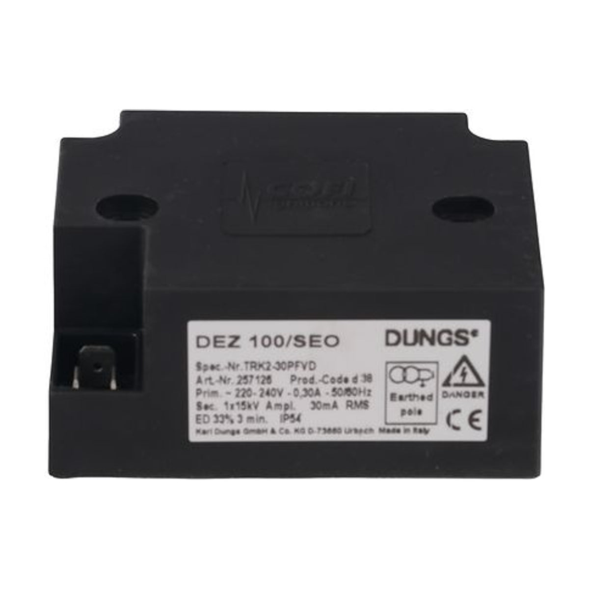 Generatore accensione DUNGS DEZ 100/SEO 15 kV compatibile con INOKSAN