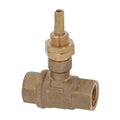 Rubinetto carico acqua 1/2" FF perno mezzaluna 7,5x9 mm GIORIK 7060018