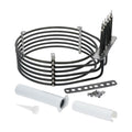 Resistenza circolare 5600 W 230 V Ø 235 mm con guarnizione UNOX KRS1205B