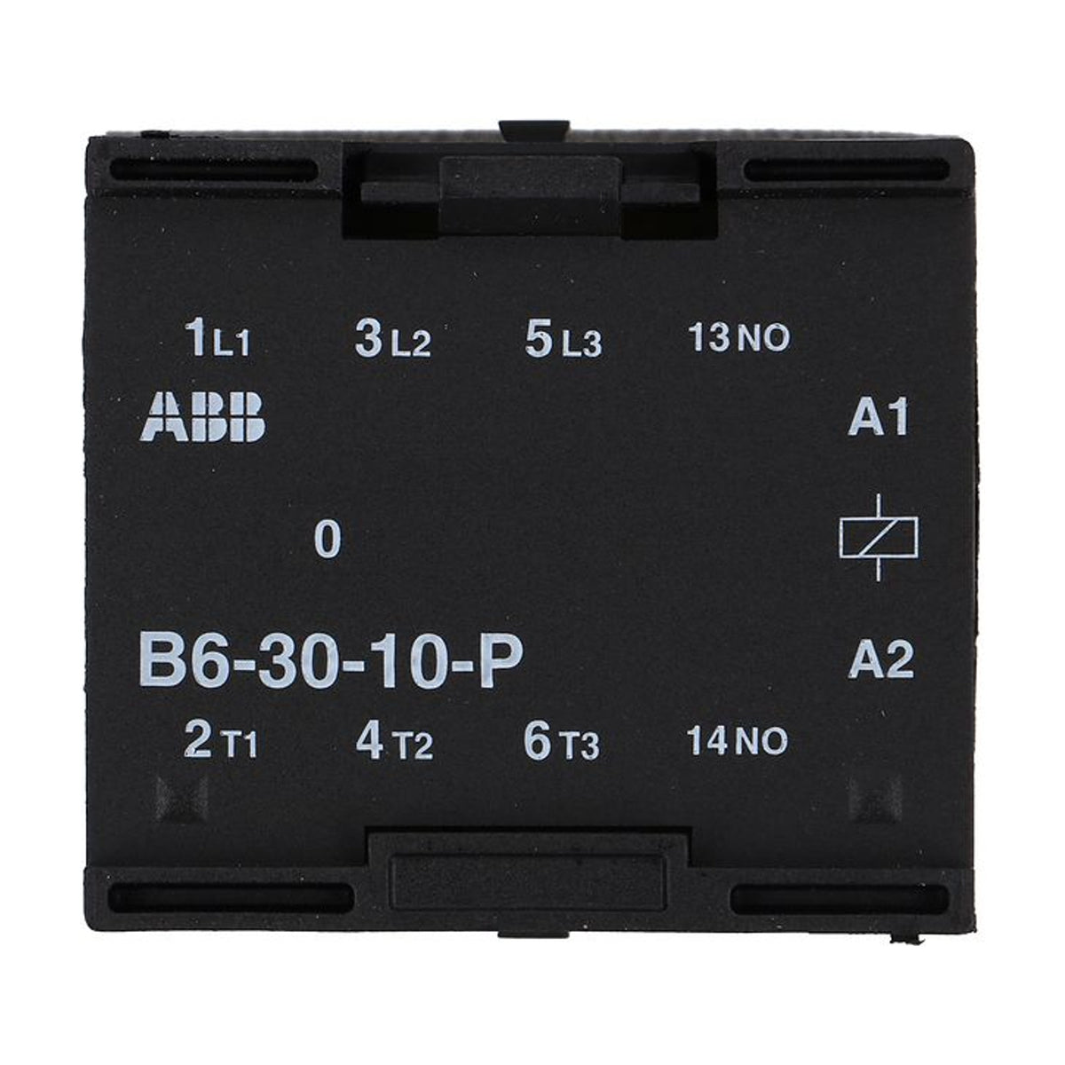 Contattore ABB B6-30-10-P bobina 24 V 3 NO + 1 NO per circuito stampato