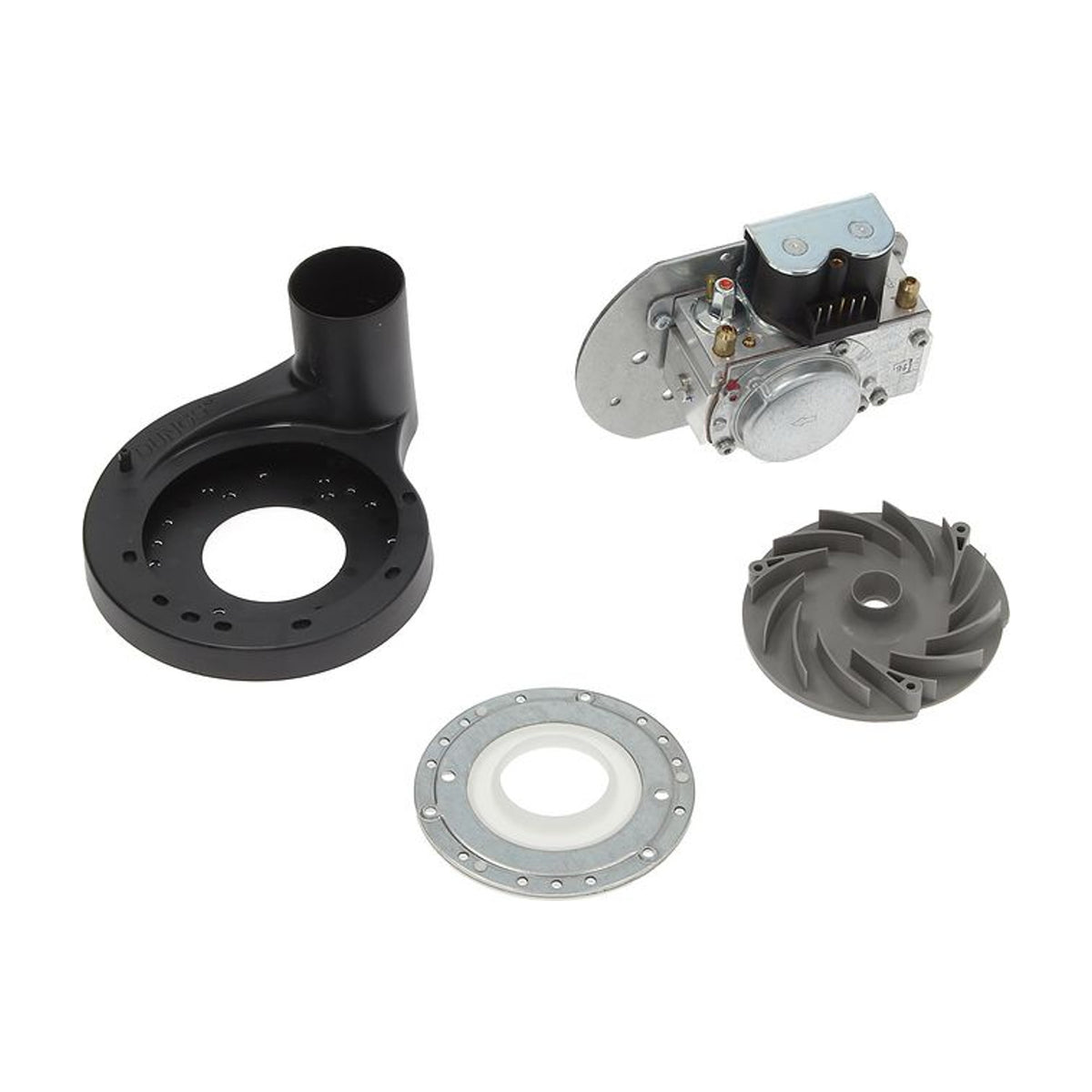 Kit valvola gas GB-WND 055 con ventola 1/2" 230 V RATIONAL 70.00.029S