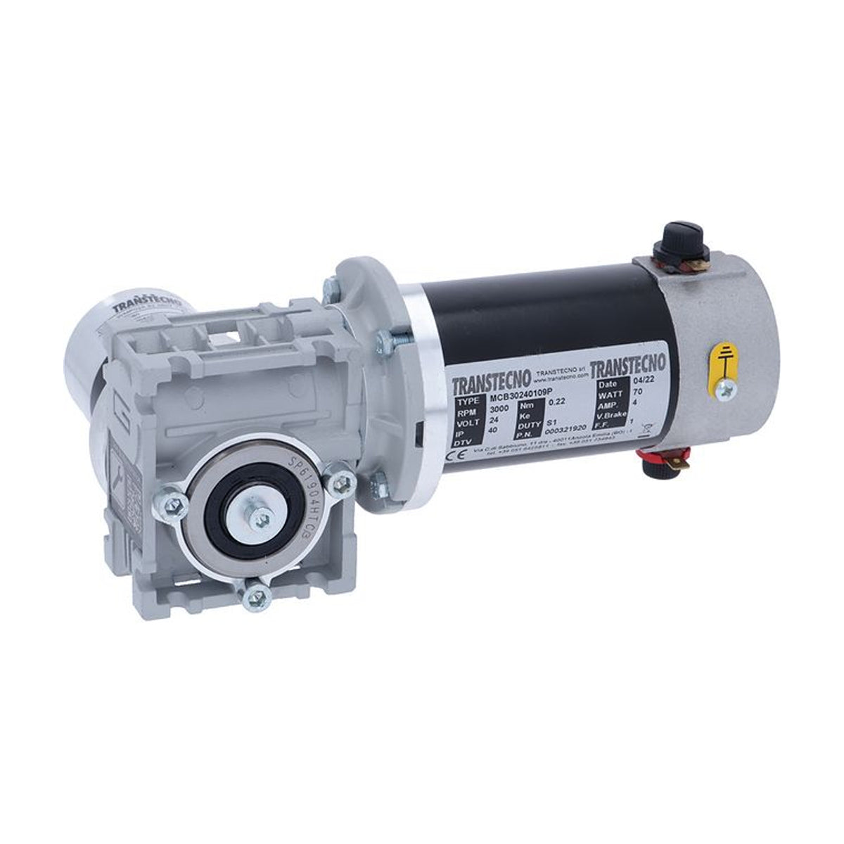 Motoriduttore nastro 24 V 70 W albero Ø 12 mm forni T75 MORETTI FORNI 74015580