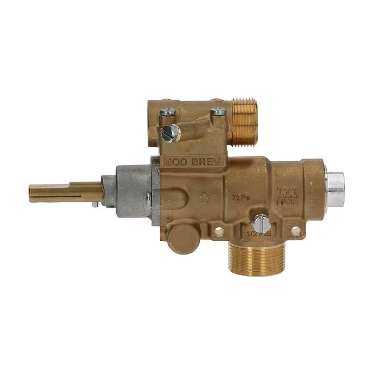 Rubinetto gas PEL 23S/O con fiamma pilota compatibile con ZANUSSI
