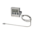 Termometro digitale con timer -50/+300 °C sonda inox 180 mm cavo 1 m