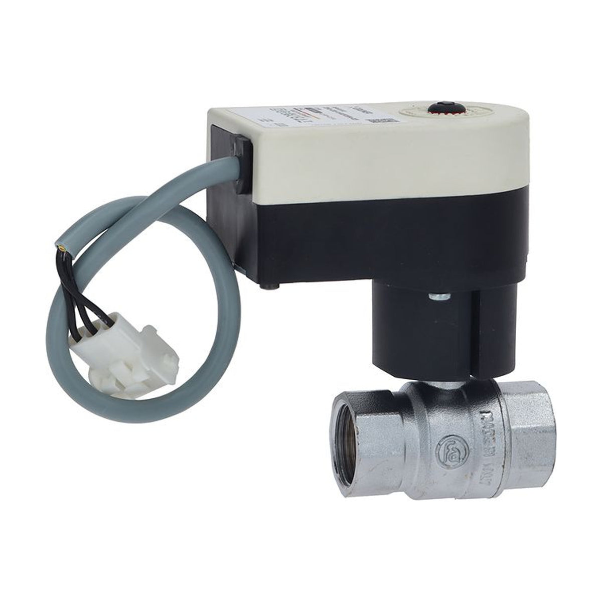 Valvola scarico boiler motorizzata 3/4" FF 230 V compatibile con ZANUSSI