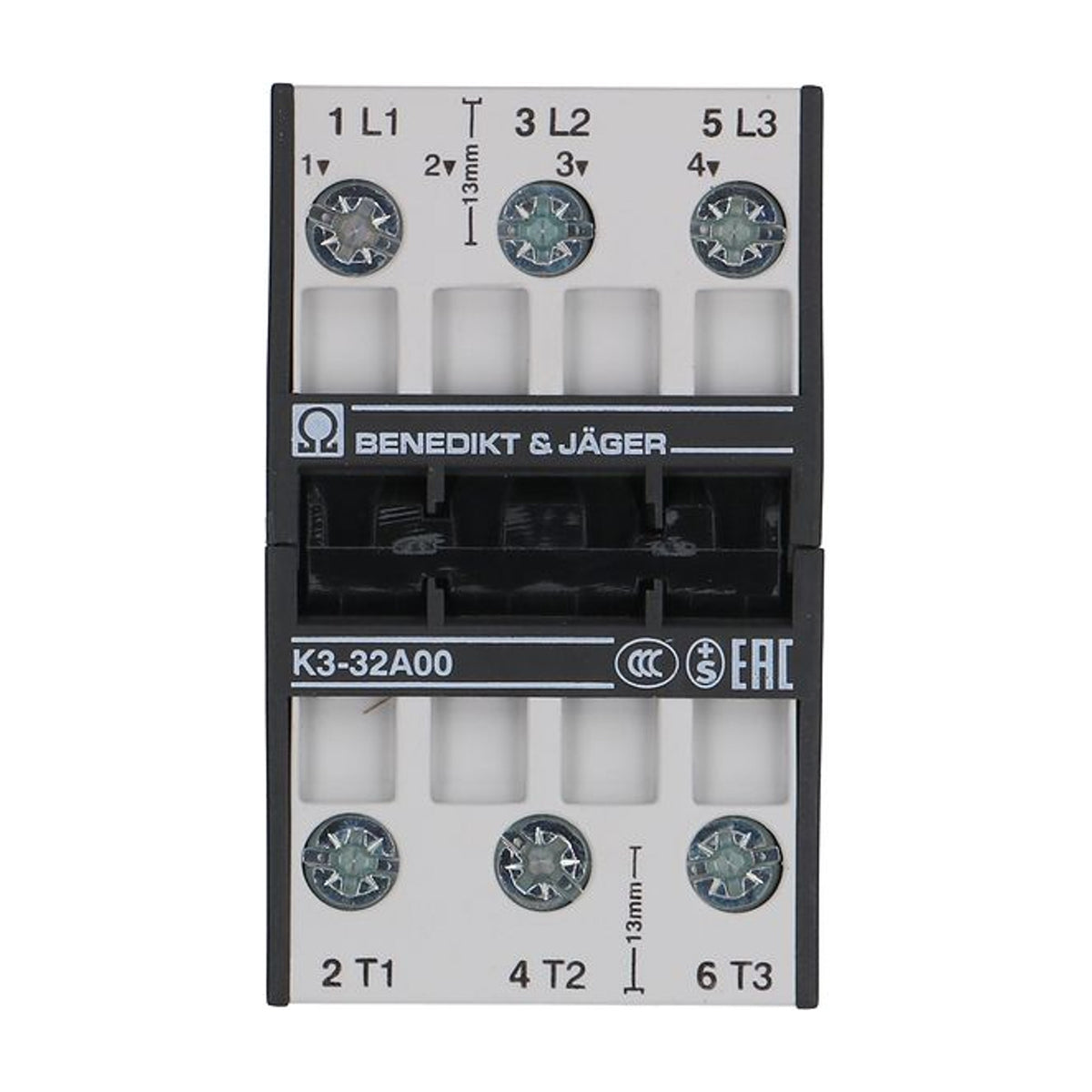 Contattore K3-32A00 32 A 15 kW 3 NA bobina 230 V compatibile con ZANUSSI