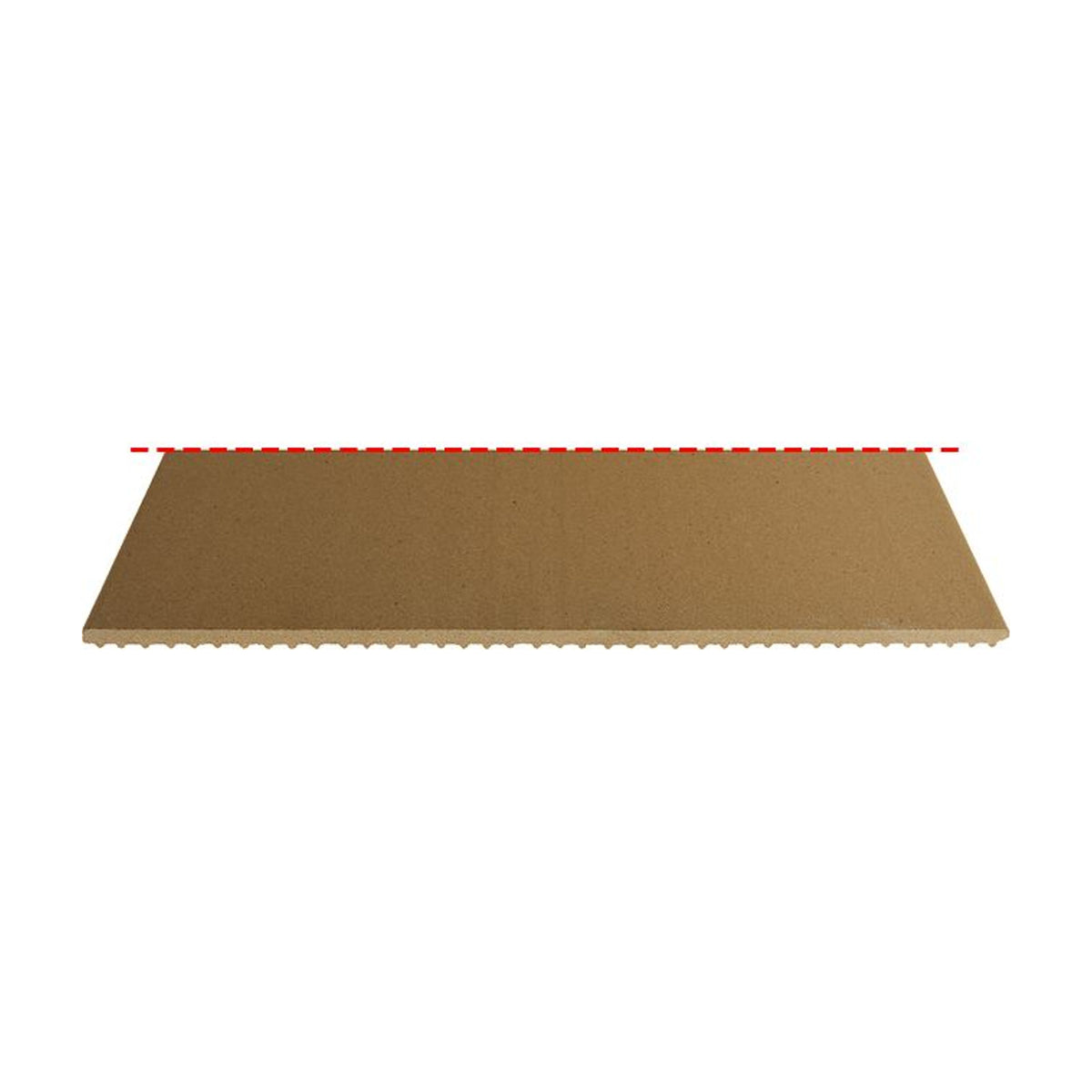 Pietra refrattaria per forno pizza 695x520 mm spessore 11+3 mm