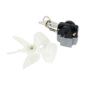 Motoventilatore con elica in plastica per frigo ZANUSSI 09A3BM