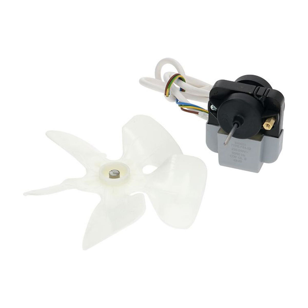 Motoventilatore con elica in plastica per frigo ZANUSSI 09A3BM
