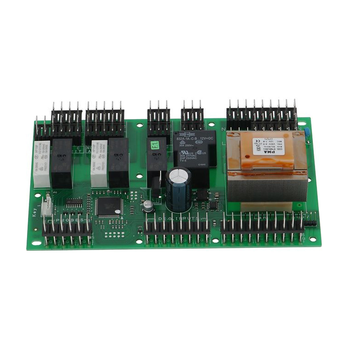 Scheda di comando refrigerazione con relè e trasformatore RIVB000001 178x107 mm